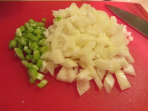 Onion and celery.