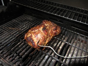 Lamb after reaching 135 degrees.