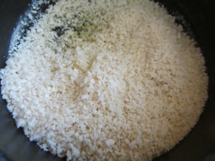 Panko added to butter.