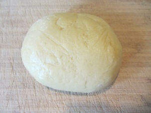 Pasta dough after resting.