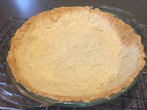 Golden pie crust.